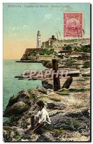 Carte Postale Ancienne Habana Castillo del Morro Castle