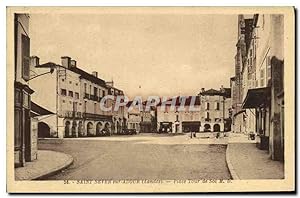 Carte Postale Ancienne Saint Sever sur Adour Place Tour de Sol