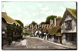 Carte Postale Ancienne The Old Village Shanklin