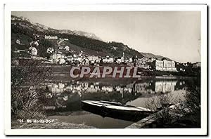 Bild des Verkufers fr Carte Postale Ancienne St Moritz Dorf zum Verkauf von CPAPHIL