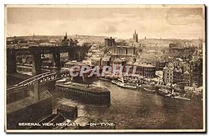 Carte Postale Ancienne Général View Newcastle on Tyne