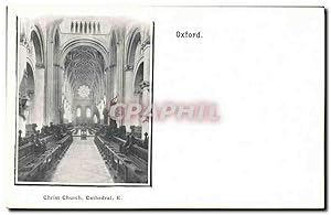 Carte Postale Ancienne Oxford Christ Church Cathedral