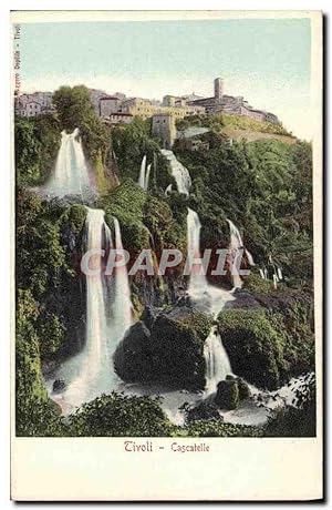 Carte Postale Ancienne Tivoli Cascatelle