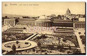Image du vendeur pour Carte Postale Ancienne Bruxelles Jardin Italien du Jardin Botanique mis en vente par CPAPHIL