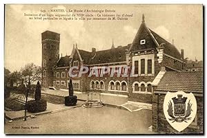 Image du vendeur pour Carte Postale Ancienne Nantes Le Musee d'Archeologie Dobree Imitation d'un logis seigneurial du 13eme mis en vente par CPAPHIL