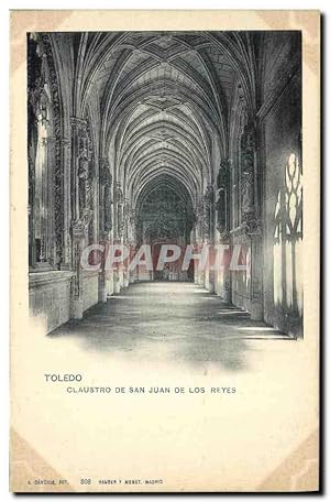 Carte Postale Ancienne Toledo Claustro De San juna De Los Reyes
