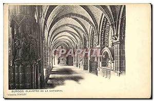 Carte Postale Ancienne Burgos Claustro de la Cathedral