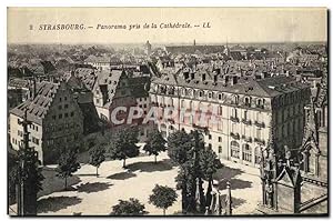 Carte Postale Ancienne Strasbourg Panorama pris de la Cathédrale