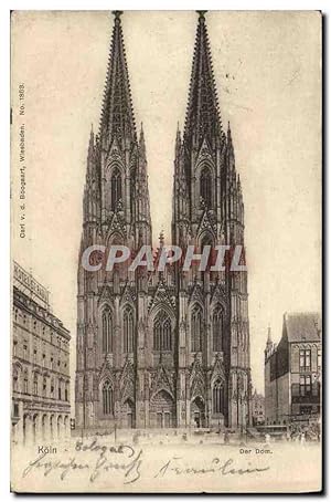 Bild des Verkufers fr Carte Postale Ancienne Koln Der Dom zum Verkauf von CPAPHIL