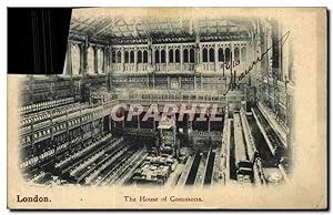 Seller image for Carte Postale Ancienne London The House of Commons for sale by CPAPHIL