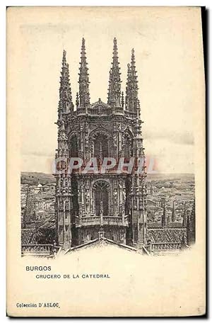 Carte Postale Ancienne Burgos Crucero De La Catedral