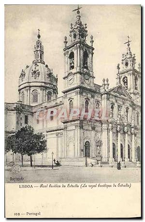 Imagen del vendedor de Carte Postale Ancienne Lisboa Real Basilica da Estrella a la venta por CPAPHIL