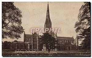 Carte Postale Ancienne Salisbury Cathedral