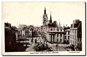 Image du vendeur pour Carte Postale Ancienne Union Street From East End Aberdeen mis en vente par CPAPHIL