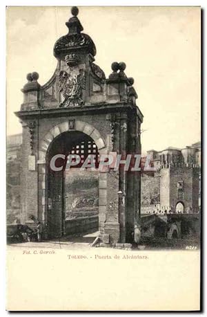 Carte Postale Ancienne Toledo Puerta de Alcantara