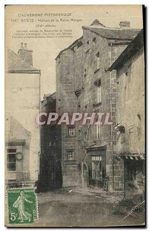 Image du vendeur pour Carte Postale Ancienne L'Auvergne Besse Maison de la Reine Margot mis en vente par CPAPHIL
