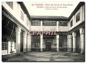 Carte Postale Ancienne Toledo Cour du Comte de Font Salida