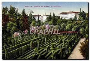 Image du vendeur pour Carte Postale Ancienne Sevilla Jardines del Alcazar El Labirinto mis en vente par CPAPHIL