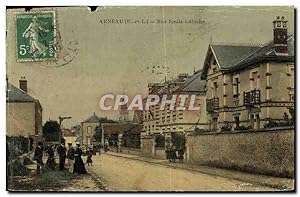 Carte Postale Ancienne Auneau Rue Emîle Labiche