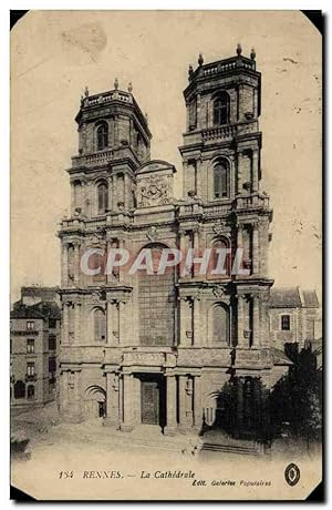 Bild des Verkufers fr Carte Postale Ancienne Rennes La Cathdrale zum Verkauf von CPAPHIL