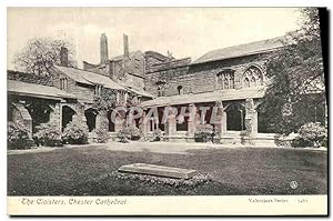 Carte Postale Ancienne The Cloisters Chester Cathedral