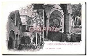 Carte Postale Ancienne Chiostro ed antico cimitero di S Francesco