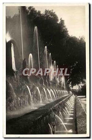 Carte Postale Ancienne Tivoli Villa d'Este Viale delle cento fontane