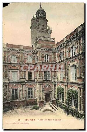 Carte Postale Ancienne Toulouse Cour de L'Hôtel d'Assezat