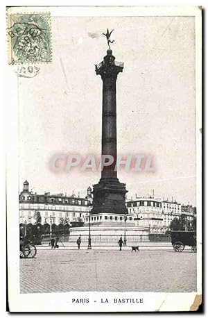 Carte Postale Ancienne Paris La Bastille