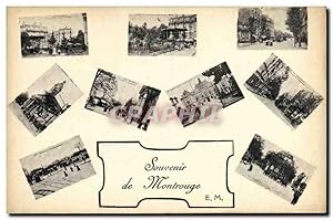 Carte Postale Ancienne Souvenir de Montrouge