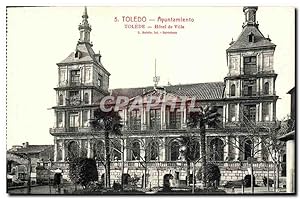Carte Postale Ancienne Toledo hôtel de Ville