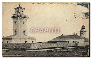 Carte Postale Ancienne Sainte Adresse Les Phares de la Heve