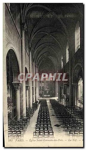 Bild des Verkufers fr Carte Postale Ancienne Paris Eglise Saint Germain ndes Preis zum Verkauf von CPAPHIL