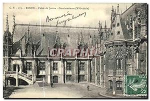 Image du vendeur pour Carte Postale Ancienne Rouen Palais de Justice Cour Intrieure mis en vente par CPAPHIL