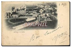 Bild des Verkufers fr Carte Postale Ancienne Dieppe La Plage et le Casino zum Verkauf von CPAPHIL