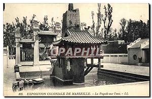 Seller image for Carte Postale Ancienne Exposition Coloniale de Marseille La Pagode sur l'eau for sale by CPAPHIL