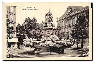 Carte Postale Ancienne Marseille Fontaine Estrangin