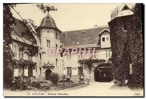 Carte Postale Ancienne Colmar Maison Fleischau