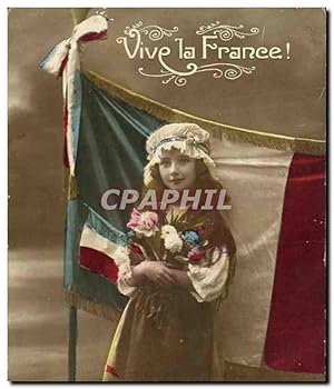 Bild des Verkufers fr Carte Postale Ancienne Fantaisie Enfant Vive la France zum Verkauf von CPAPHIL