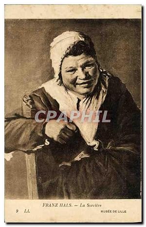 Image du vendeur pour Carte Postale Ancienne Fantaisie Femme Franz Hals La sorciere Musee de Lille mis en vente par CPAPHIL