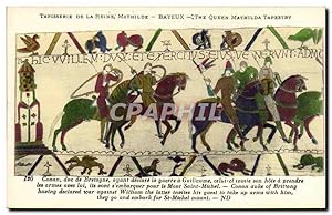 Imagen del vendedor de Carte Postale Ancienne Bayeux Tapisserie De La Reine Mathilde Conan duc de Bretagne a la venta por CPAPHIL