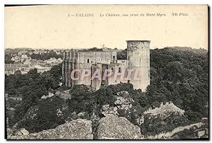 Bild des Verkufers fr Carte Postale Ancienne Falaise Le Chteau vue prise du Mont Myra zum Verkauf von CPAPHIL