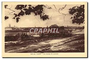 Image du vendeur pour Carte Postale Ancienne Caen Le Champ de Courses Hippsisme Chevaux mis en vente par CPAPHIL