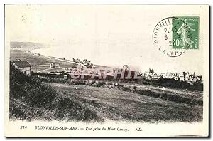 Bild des Verkufers fr Carte Postale Ancienne Blonville sur Mer vue prise du Mont Canisy zum Verkauf von CPAPHIL