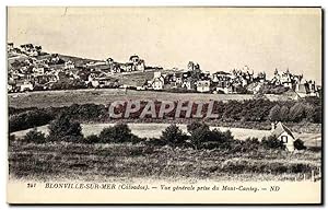 Bild des Verkufers fr Carte Postale Ancienne Blonville sur Mer vue gnrale prise du Mont Canisy zum Verkauf von CPAPHIL