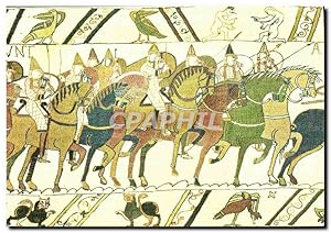 Bild des Verkufers fr Carte Postale Moderne Bayeux Tapisserie De la reine Mathilde La cavalerie normande s'ebranle zum Verkauf von CPAPHIL