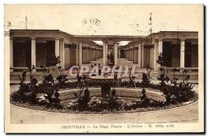 Seller image for Carte Postale Ancienne Deauville Plage Fleurie L'Atrium for sale by CPAPHIL