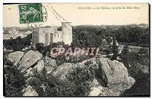 Bild des Verkufers fr Carte Postale Ancienne Falaise Le Chteau vue prise du Mont Myra zum Verkauf von CPAPHIL