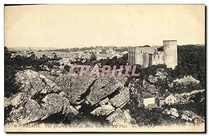 Bild des Verkufers fr Carte Postale Ancienne Falaise vue gnrale prise du Mont Myra zum Verkauf von CPAPHIL