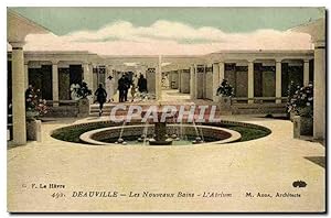 Seller image for Carte Postale Ancienne Deauville Les Nouveaux Bains L'Atrium for sale by CPAPHIL